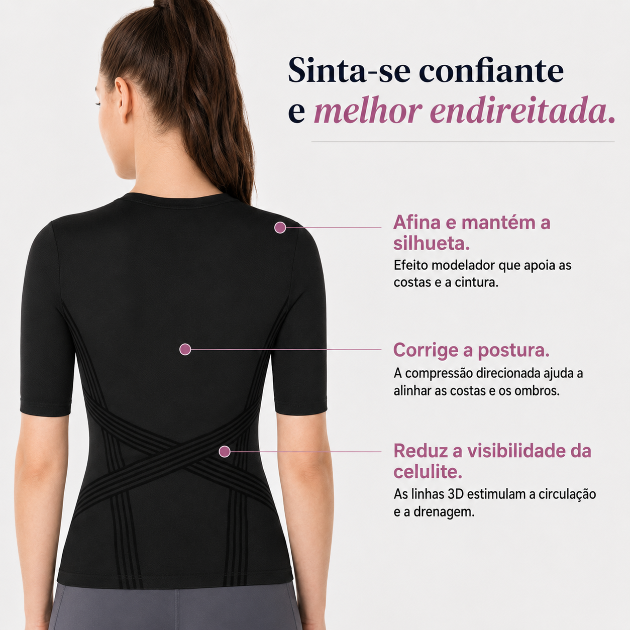 T-Shirt Modeladora DermPulse