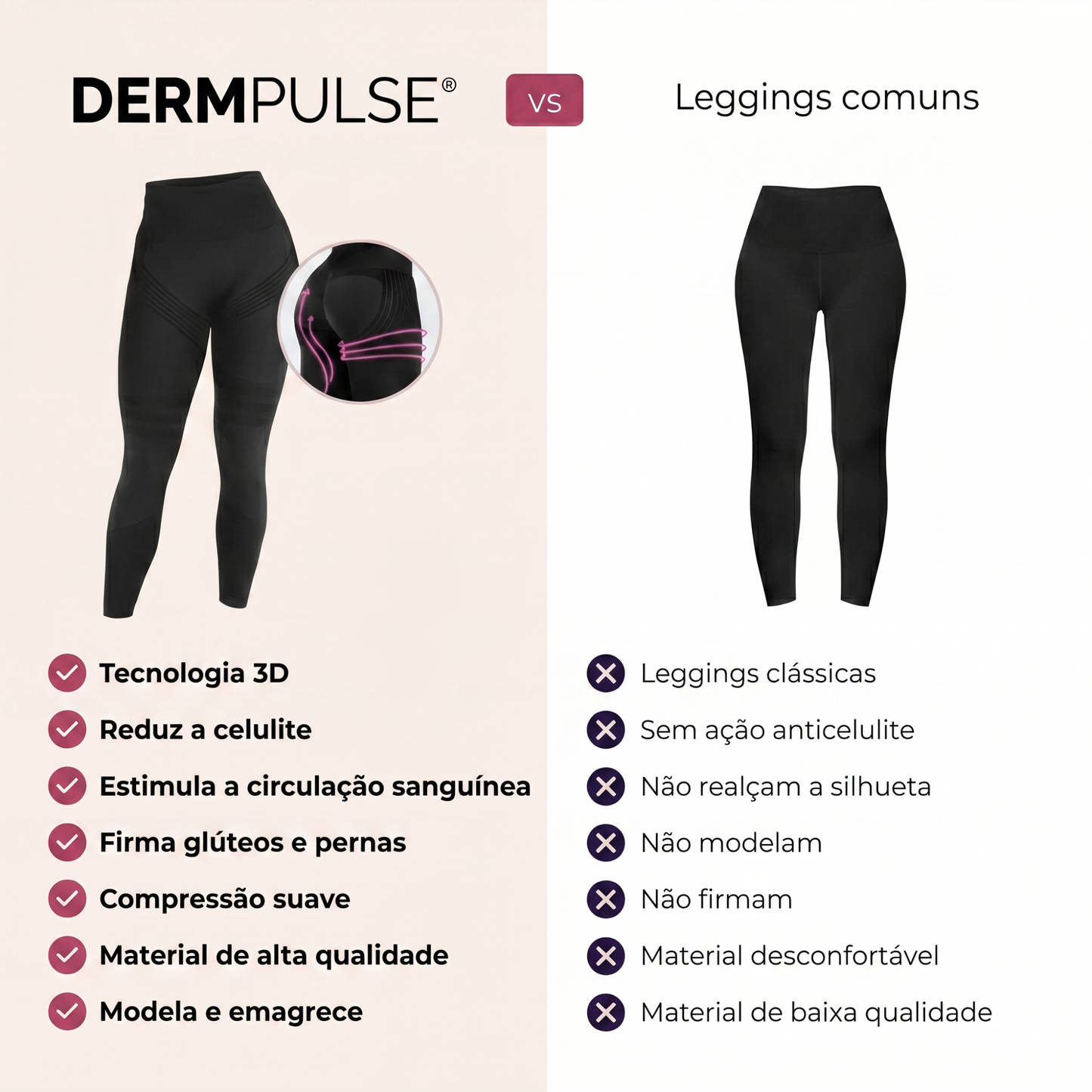 Leggings 3D Anti-Celulite